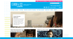 Desktop Screenshot of filmlondon.org.uk